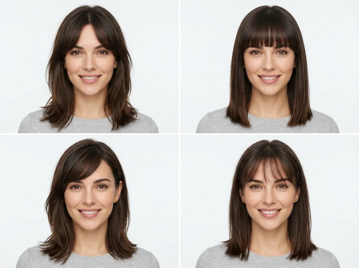 أنماط غرة متعددة تمت معاينتها على نفس الوجه