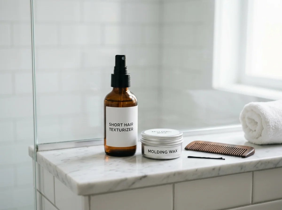 精靈短髮所需的極簡護髮產品