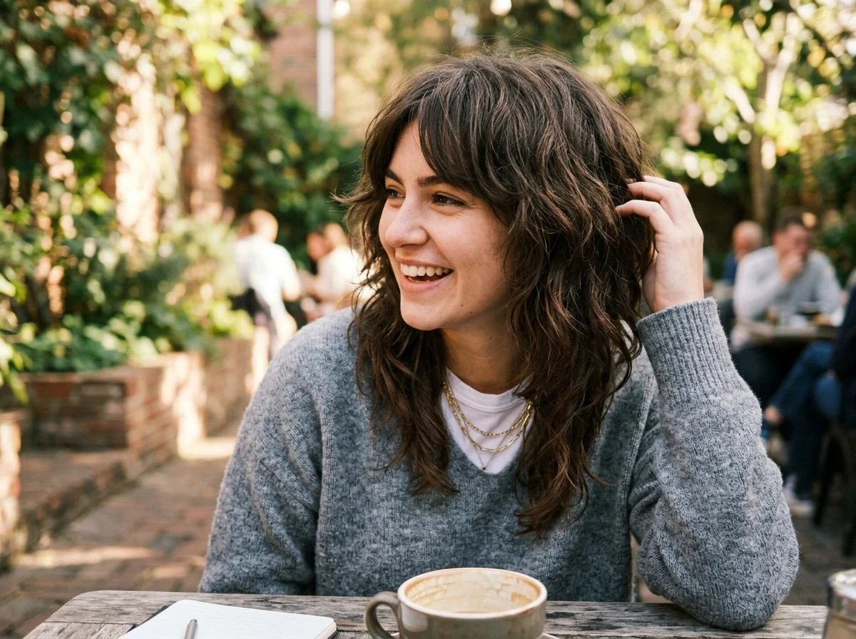 Textured haircut looking great even weeks after the cut