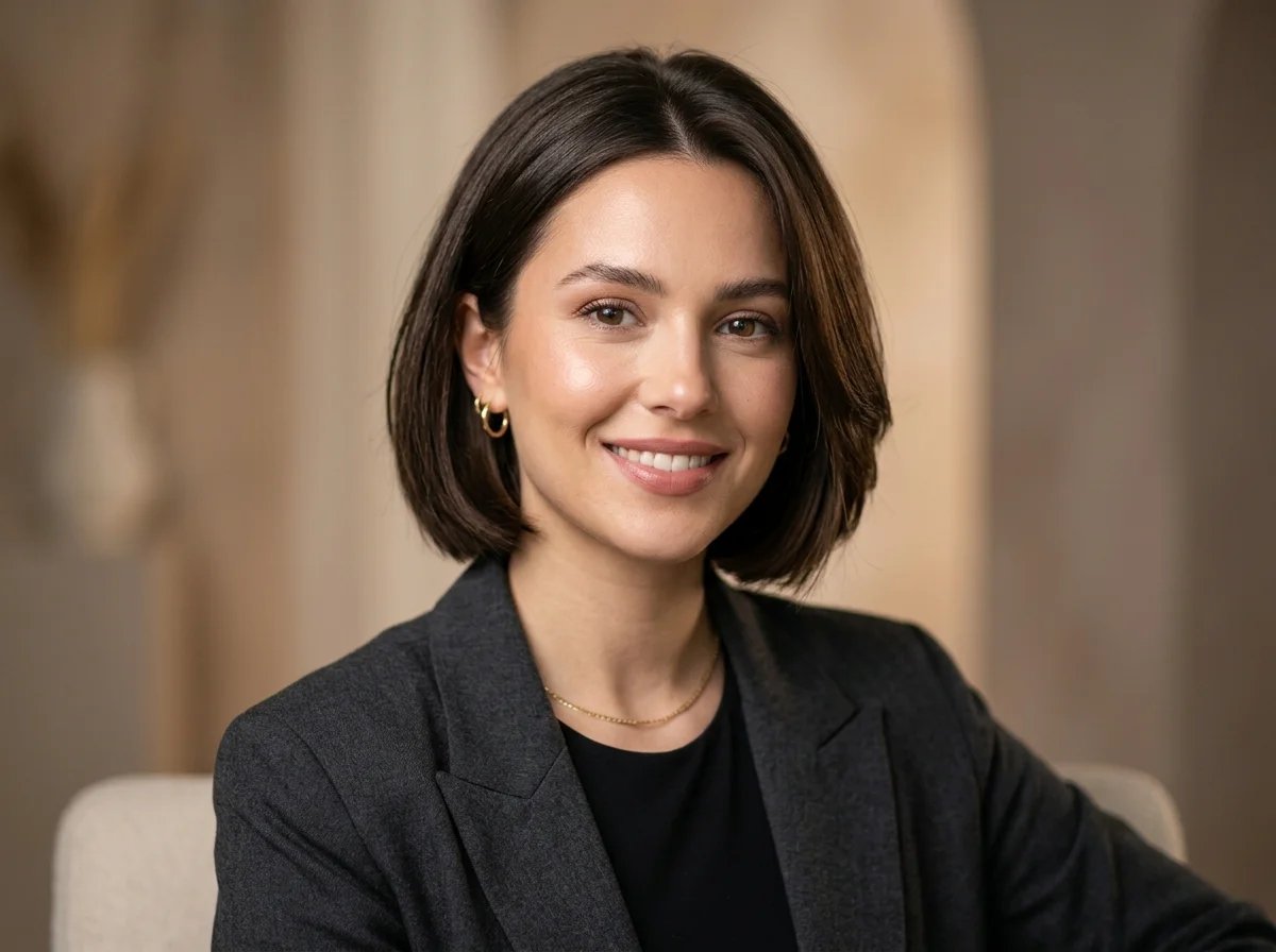 Anteprima realistica di un'acconciatura IA su una persona reale