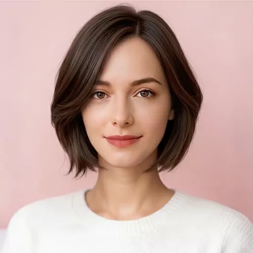 short bob bangs