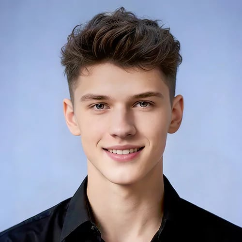 short undercut textured